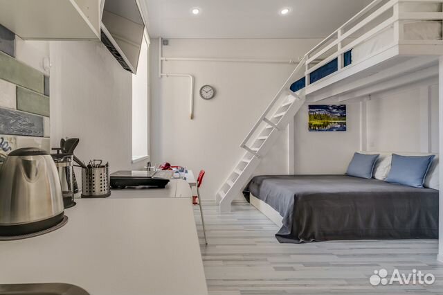 

Квартира-студия, 14 м², 2 кровати
