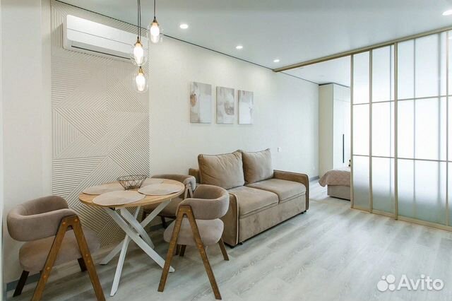 

Квартира-студия, 43,5 м², 2 кровати