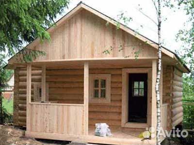 Баня 4х5 м с террасой 1,5м Баня 4х5 м с террасой 1,5м