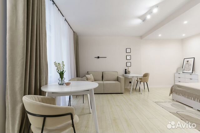 

Квартира-студия, 42 м², 2 кровати