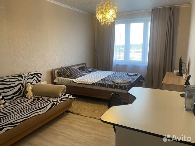 

1-к. квартира, 40 м², 2 кровати