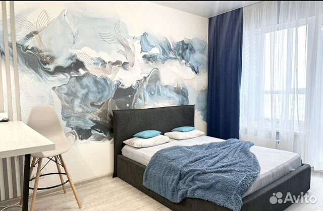 

Квартира-студия, 34 м², 1 кровать