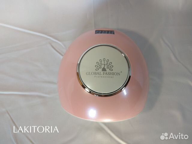 Лампа для маникюра 48W с вентилятором UV/LED розов Лампа для маникюра 48W с вентилятором UV/LED розов
