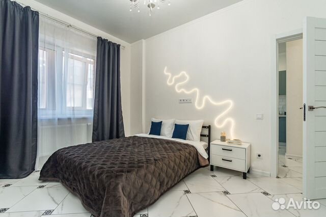 

1-к. квартира, 38 м², 2 кровати
