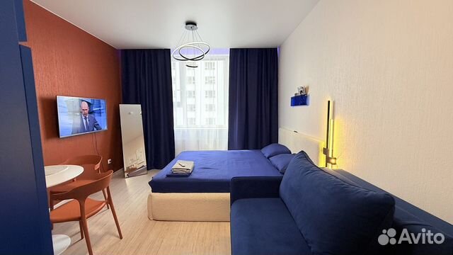 

Квартира-студия, 33 м², 2 кровати
