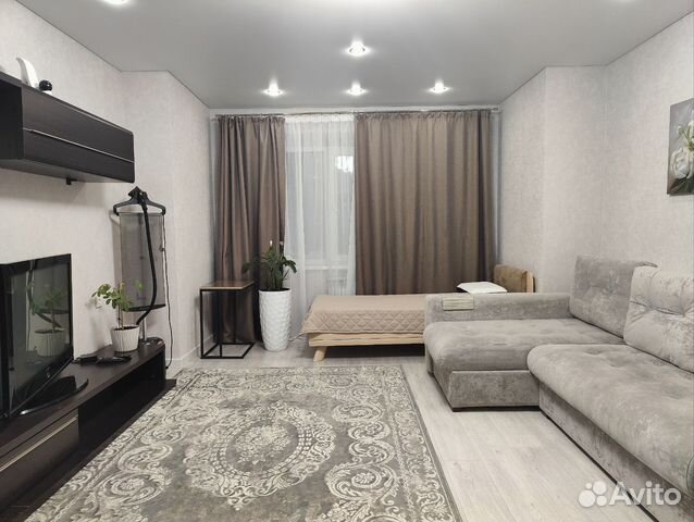 

1-к. квартира, 44 м², 2 кровати