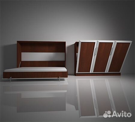 Кровать детская трансформер откидная 80*190 гк.07