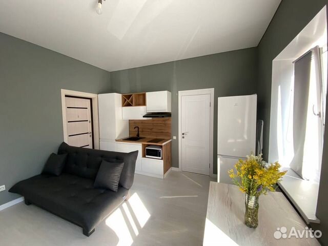 

Квартира-студия, 23 м², 2 кровати