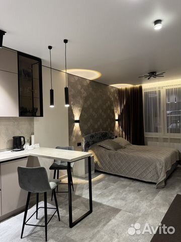 

Квартира-студия, 32,5 м², 2 кровати