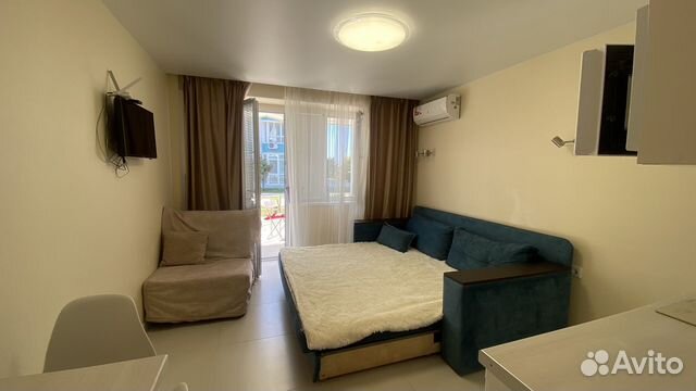 

Квартира-студия, 25 м², 2 кровати