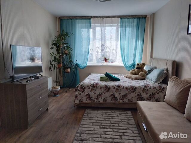 

1-к. квартира, 42 м², 3 кровати