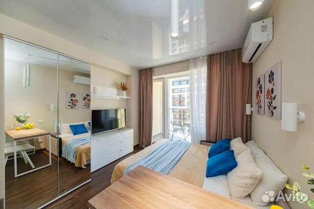 

Квартира-студия, 25 м², 1 кровать