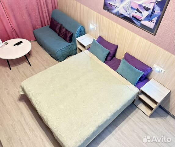 

Квартира-студия, 28 м², 2 кровати