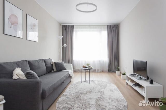 

1-к. квартира, 55 м², 2 кровати