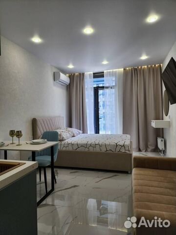 

Квартира-студия, 25 м², 2 кровати