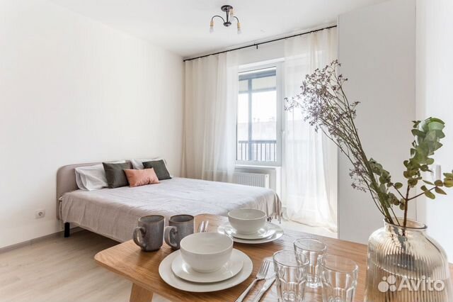 

Квартира-студия, 25 м², 1 кровать