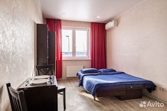 

Квартира-студия, 24 м², 1 кровать