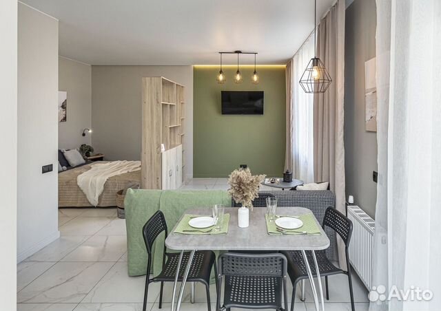 

Квартира-студия, 36,6 м², 2 кровати