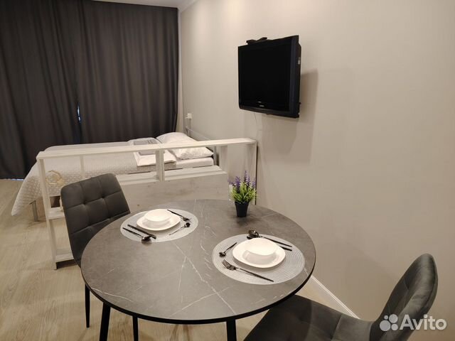 

Квартира-студия, 40 м², 2 кровати