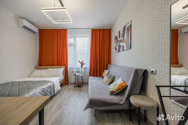 

Квартира-студия, 20 м², 2 кровати