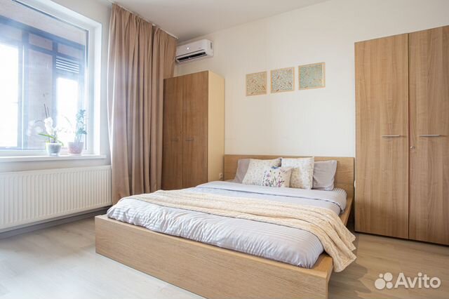 

Квартира-студия, 29 м², 2 кровати