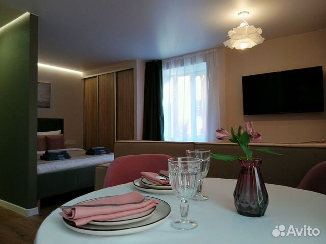 

Квартира-студия, 34 м², 2 кровати