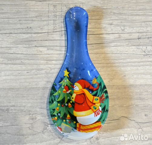 Подставка под ложку, стекло (новая)