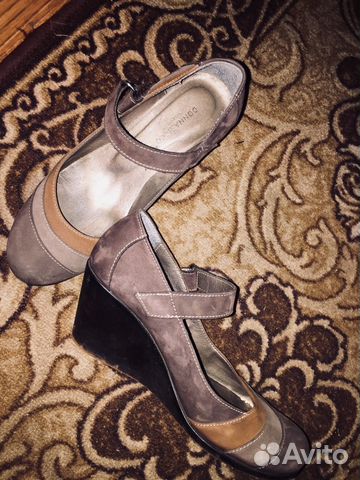 Туфли женские натуральная замша
