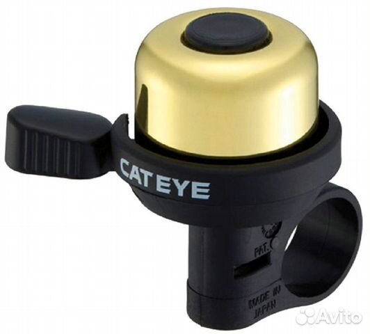 Велозвонок Cat Eye PB-1000 Wind Bell Brass Gold
