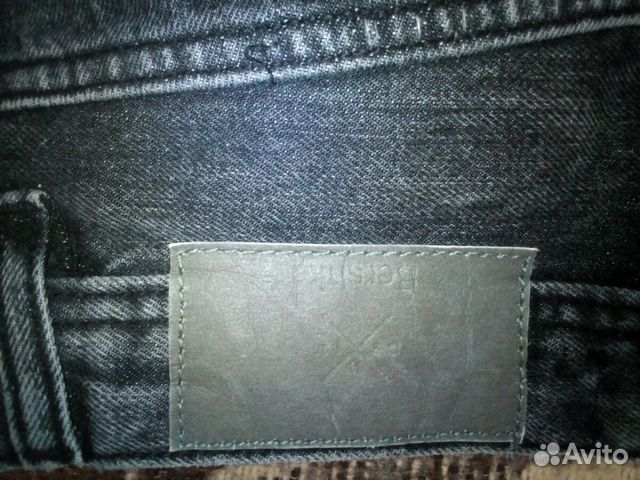 Мужские новые Bershka джинсовые шорты. Цвет чёрный