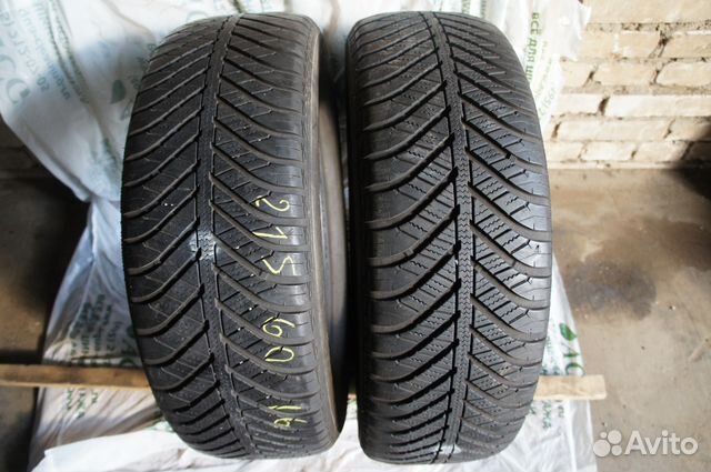 Зимние шины бу R16 215/60/16 Goodyear Vector пара