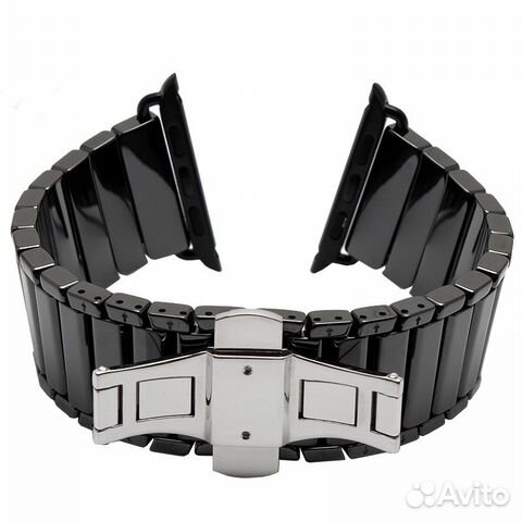 Браслет керамический для Apple Watch 42/44 черный