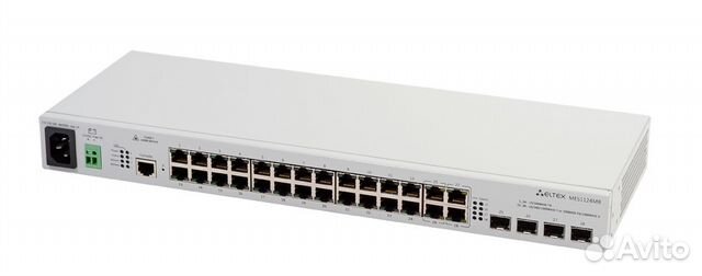24 порта Fast Коммутатор Eltex MES1124MB 4 SFP GE