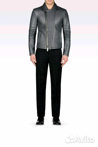 Кожаная куртка Emporio Armani. Новая.Оригинал