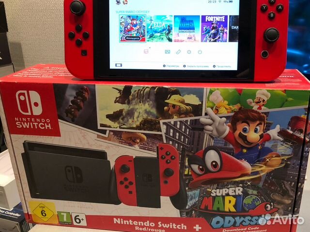 nintendo switch - nintendo switch fortnite bundle 62 32go wifi noir rouge console