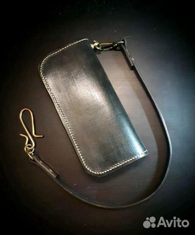 Кожаный кошелек ручной работы Кожаный кошелек ручной работы