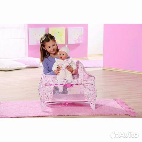 Складная кроватка-манеж для кукол Baby Annabell Складная кроватка-манеж для кукол Baby Annabell