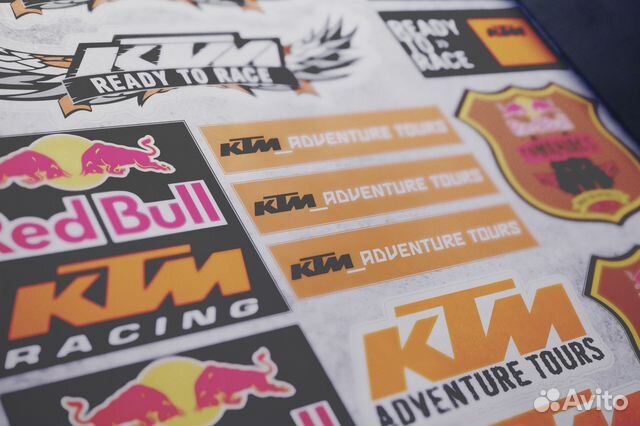 KTM наклейки набор №2 KTM наклейки набор №2