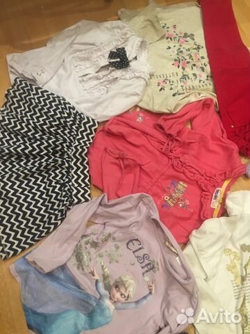 Пакет фирменных вещей на девочку 3-5 лет