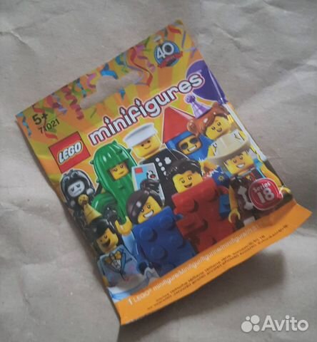 Минифигурка lego Minifigures cерия 18 синий рыцарь