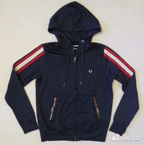 True Religion - Zip Hoody Blue True Religion - Zip Hoody Blue