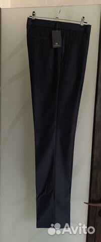 Брюки классические зауженные синие Брюки классические зауженные синие