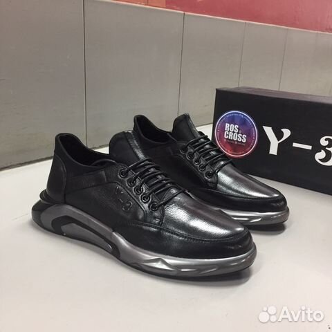 Кожаные кроссовки Y-3. Все размеры