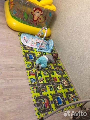 Новый коврик пазл 9шт. 31,5x31,5см (дороги #1) Новый коврик пазл 9шт. 31,5x31,5см (дороги #1)