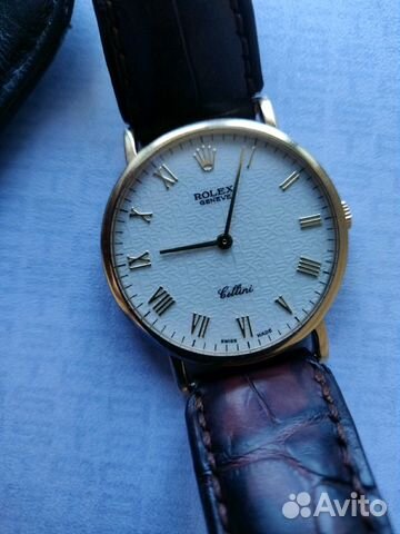 Часы золотые Rolex cellini