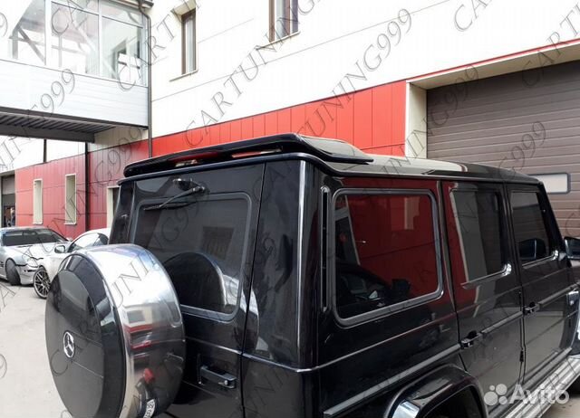 Спойлер Mercedes G463 черный со стоп сигналом Спойлер Mercedes G463 черный со стоп сигналом