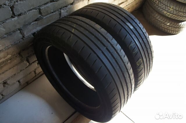 Летние шины бу R17 205/50/17 Continental пара