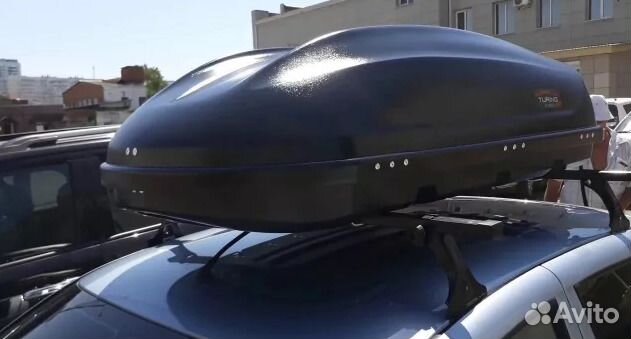 Аэродинамический автобокс на крышу автомобиля