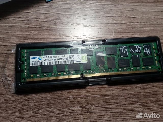 Оперативная память SAMSUNG 2Rx4 PC3 10600R 4GB