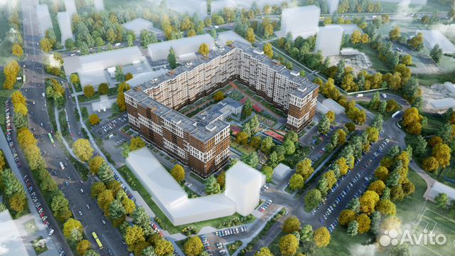 1-к квартира, 41.4 м², 4/17 эт.